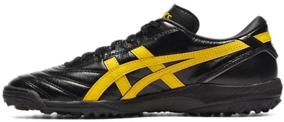 Asics C3 FF 圓頭 繫帶 TF(膠質碎釘) 減震防滑耐磨 足球鞋 男款 黑黃 Buy Asics C3 FF 圓頭 繫帶 TF(膠質碎釘) 減震防滑耐磨 足球鞋 男款 黑黃