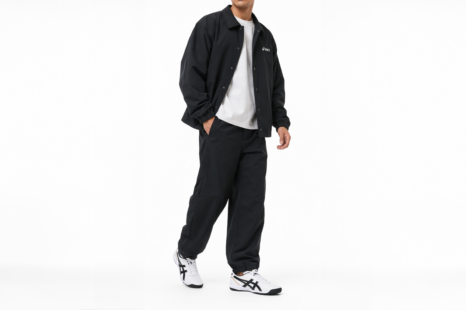 Order Asics 人工草地 防滑耐磨輕便 足球鞋 男款 白