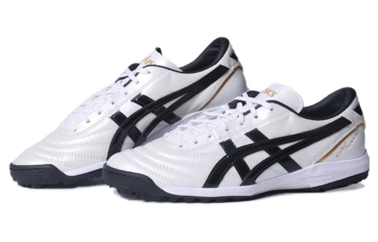 Shop Asics 人工草地 防滑耐磨輕便 足球鞋 男款 白
