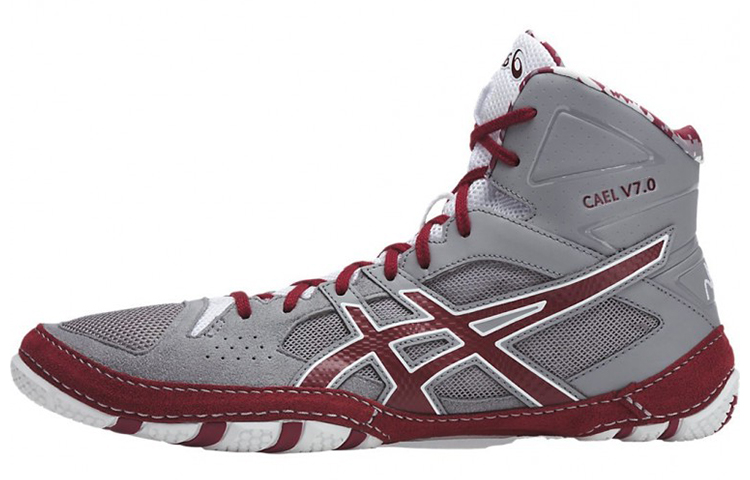 ASICS Cael V7.0 'Grey Red' J605Y-9626