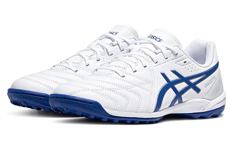 Lookbook Asics Calcetto K WD 9 TF 人造草皮 防滑 足球鞋 男女款 白藍