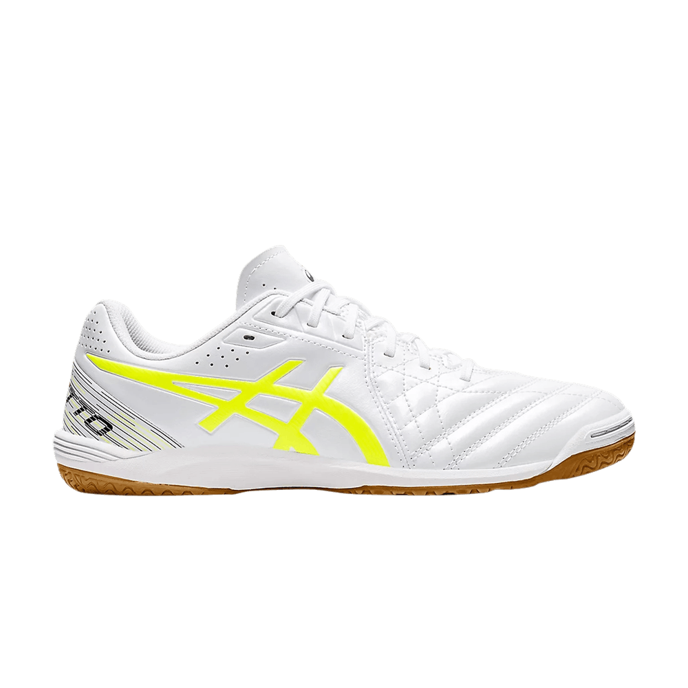 ASICS Calcetto WD 8 2E Wide 'White Safety Yellow' 1113A011-114