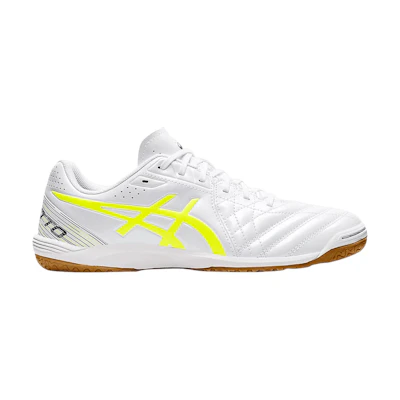 ASICS Calcetto WD 8 2E Wide 'White Safety Yellow'