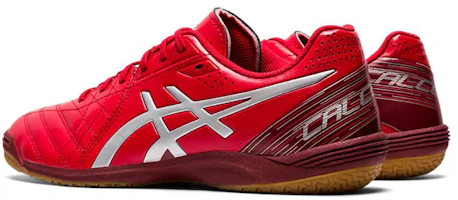 Shop Asics Calcetto WD 8 慢跑鞋 紅銀