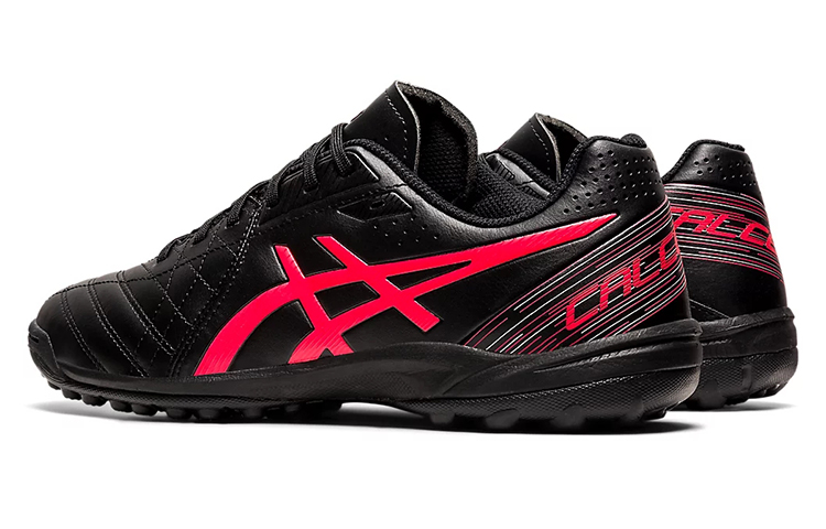 Shop ASICS Calcetto Wd 8 TF Kunstrasen Schwarz/Rot 1113A008-001