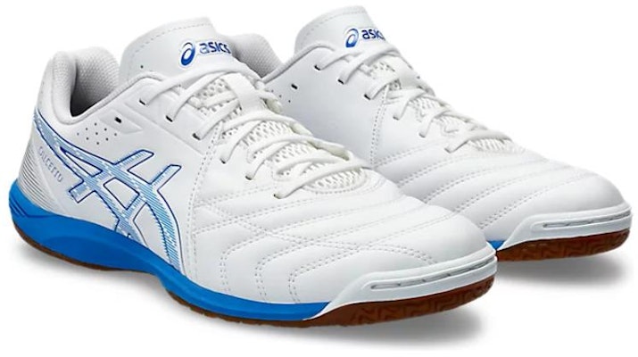 ASICS Calcetto WD 9 2E Wide 'White Electric Blue' 1113A037-101 Lookbook ASICS Calcetto WD 9 2E Wide 'White Electric Blue' 1113A037-101