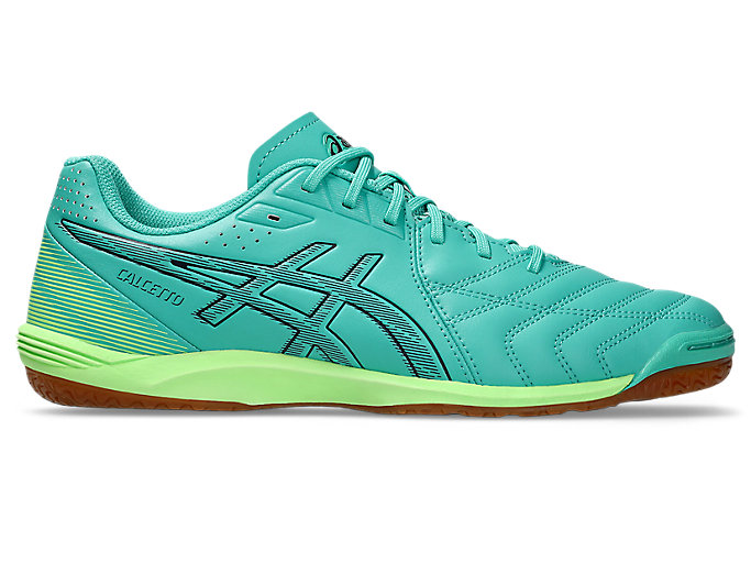 Buy ASICS Calcetto WD 9 室內足球鞋 綠光極光/午夜藍 1113A037-300