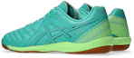 Lookbook ASICS Calcetto WD 9 室內足球鞋 綠光極光/午夜藍 1113A037-300