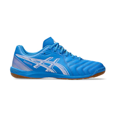 ASICS Calcetto WD 9 Indoor Soccer Shoes Directoire Blue/White