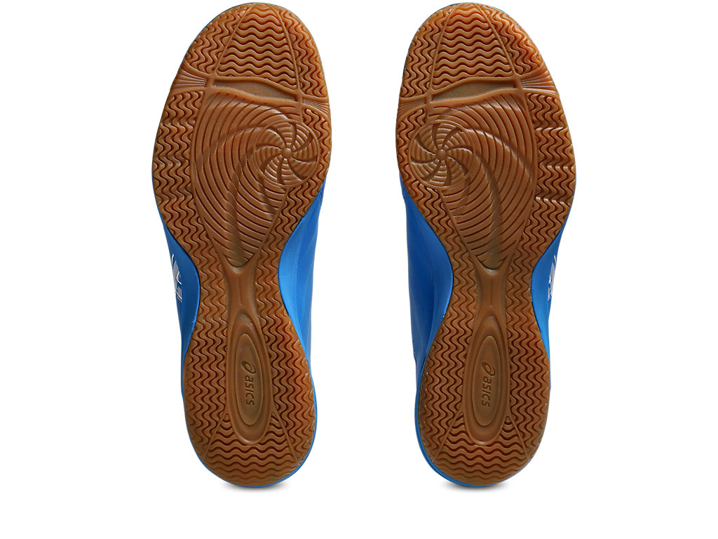 Sizing アシックス カルチェット WD 9 屋内サッカーシューズ ブルー/ホワイト 1113A037-400