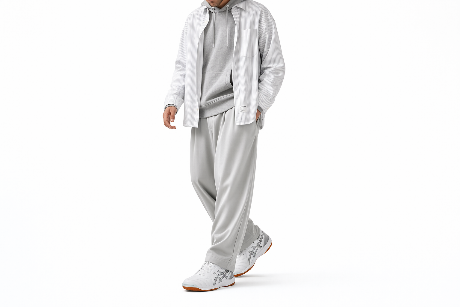 Order ASICS Calcetto WD 9 室內足球鞋 白色/槍金色 1113A037-103