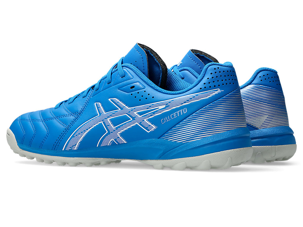 Lookbook アシックス カルチェット WD 9 TF サッカーターフシューズ ブルー/ホワイト 1113A038-400