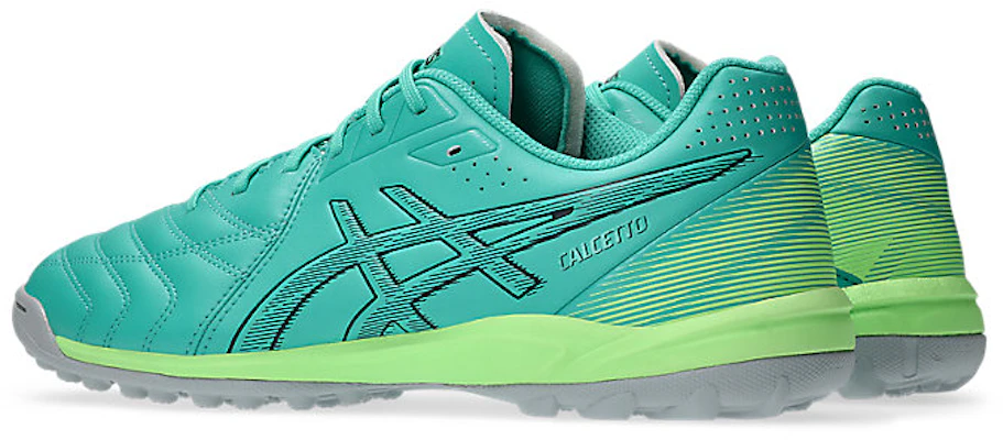 ASICS Calcetto WD 9 TF 人草足球鞋 極光綠/午夜藍 1113A038-300 Lookbook ASICS Calcetto WD 9 TF 人草足球鞋 極光綠/午夜藍 1113A038-300