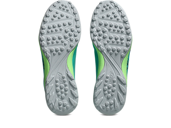 Sizing ASICS Calcetto WD 9 TF 人草足球鞋 極光綠/午夜藍 1113A038-300