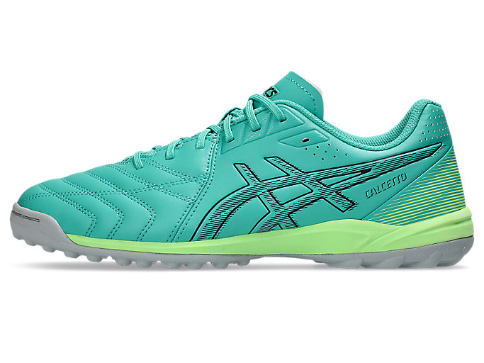 Cheap ASICS Calcetto WD 9 TF 人草足球鞋 極光綠/午夜藍 1113A038-300