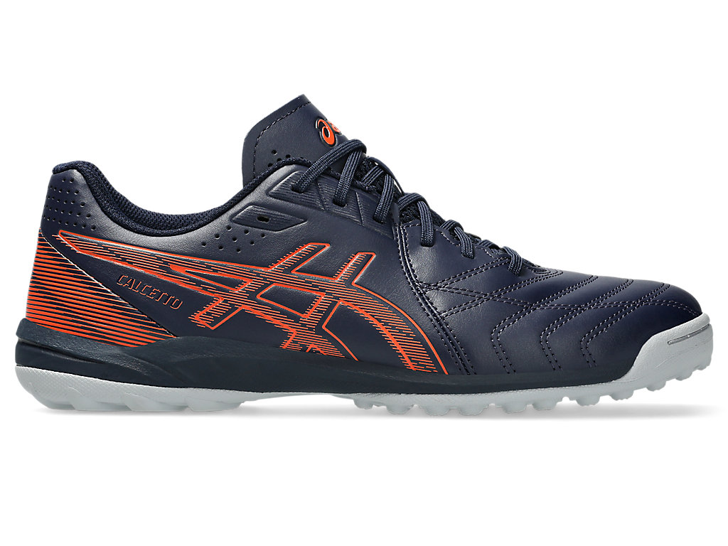 ASICS Calcetto WD 9 TF Turf Soccer Shoes Midnight/Habanero 1113A038-401