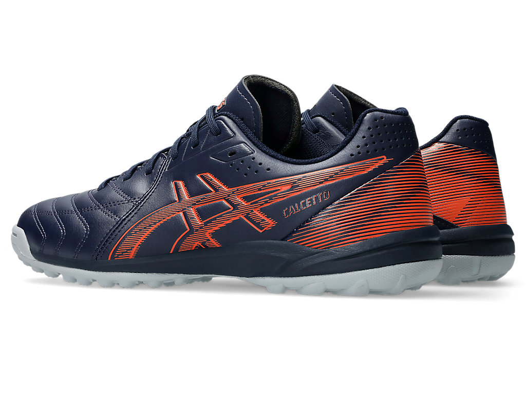 Lookbook ASICS Calcetto WD 9 TF 人草足球鞋 午夜藍/哈瓦那紅 1113A038-401