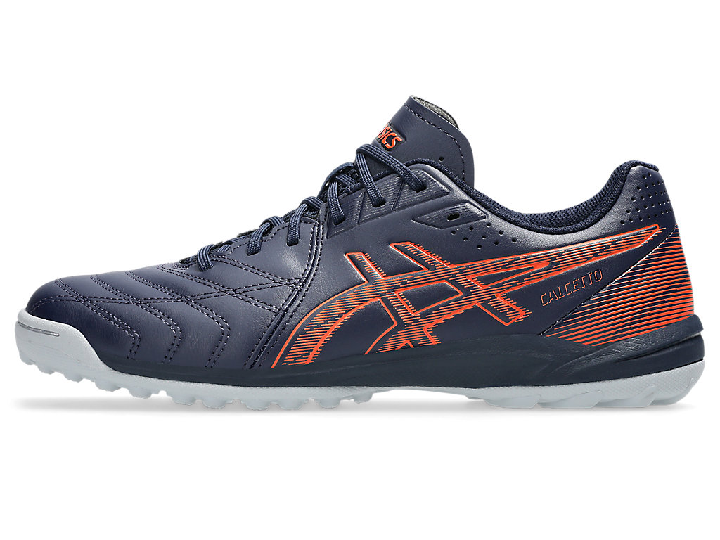 Cheap ASICS Calcetto WD 9 TF 人草足球鞋 午夜藍/哈瓦那紅 1113A038-401