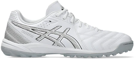 ASICS Calcetto WD 9 TF Turf Soccer Shoes White/Gunmetal 1113A038-103 ASICS Calcetto WD 9 TF Turf Soccer Shoes White/Gunmetal 1113A038-103