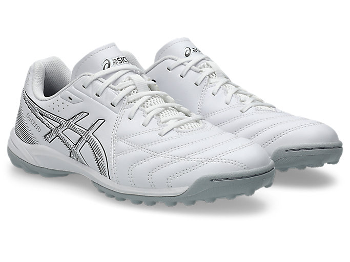 Order Scarpe da Calcio ASICS Calcetto WD 9 TF Turf Bianco/Grigio Metallizzato 1113A038-103