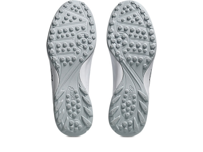 Sizing Scarpe da Calcio ASICS Calcetto WD 9 TF Turf Bianco/Grigio Metallizzato 1113A038-103