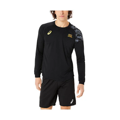 ASICS Casual Crewneck Pullover Sweatshirt Black 2051A345-001