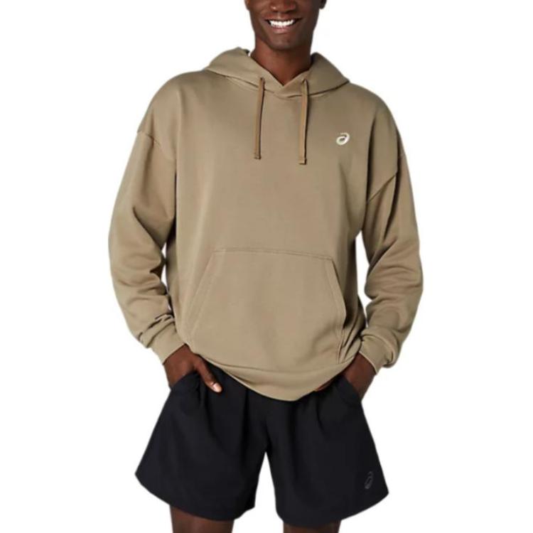 ASICS Casual Hoodie for Men Pullover Style in Pepper Color 2031E699-200