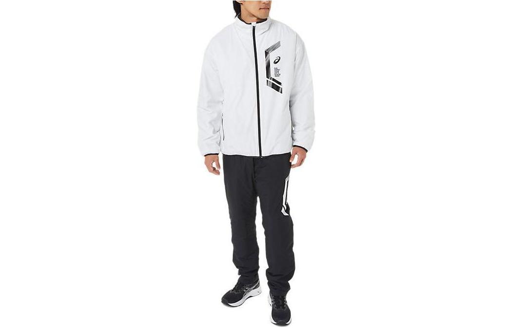 ASICS Casual Printed Zip Jacket White 2031D594-100