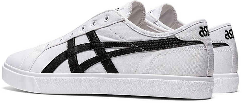 Asics Classic Ct Slip-On 休閒 低筒 帆布鞋 男女通用 黑白 Shop Asics Classic Ct Slip-On 休閒 低筒 帆布鞋 男女通用 黑白