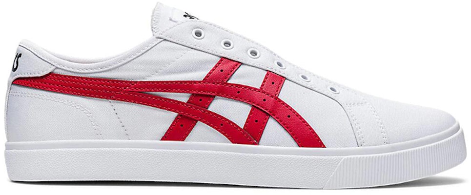 Asics Classic CT 無帶休閒 低筒 板型鞋 萬用款 白紅色 Order Asics Classic CT 無帶休閒 低筒 板型鞋 萬用款 白紅色
