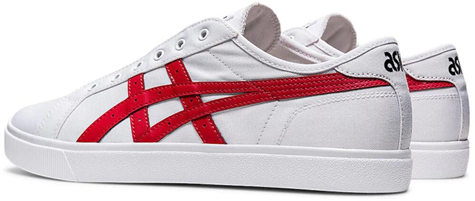 Asics Classic CT 無帶休閒 低筒 板型鞋 萬用款 白紅色 Shop Asics Classic CT 無帶休閒 低筒 板型鞋 萬用款 白紅色