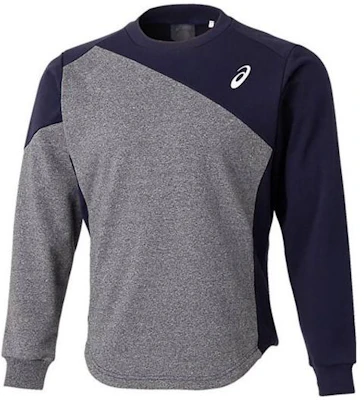 ASICS Colorblock Crewneck Sweatshirt Navy Blue 2121A244-401 Buy ASICS Colorblock Crewneck Sweatshirt Navy Blue 2121A244-401