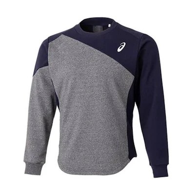 ASICS Colorblock Crewneck Sweatshirt Navy Blue 2121A244-401