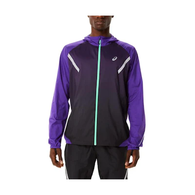 ASICS Colorblock Hooded Zip Jacket Purple 2011C111-500