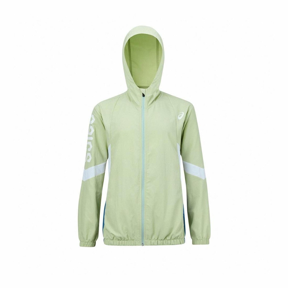 ASICS Colorblock Hoodie Training Jacket Unisex Apple Green 2033B671-300