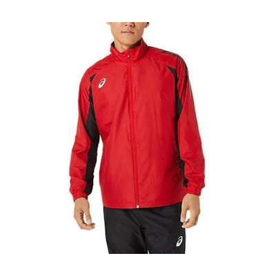 ASICS Colorblock Logo Zip-Up Jacket Red 2031D535-600