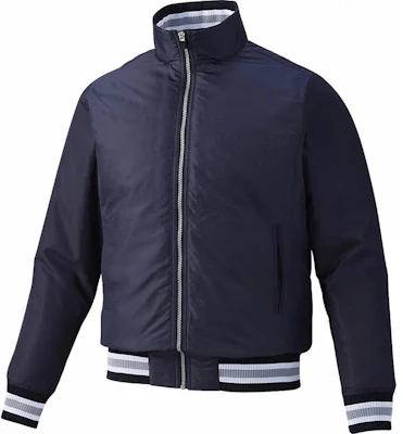 ASICS Colorblock Zip-Up Jacket in Dark Blue BAG010-50 Buy ASICS Colorblock Zip-Up Jacket in Dark Blue BAG010-50