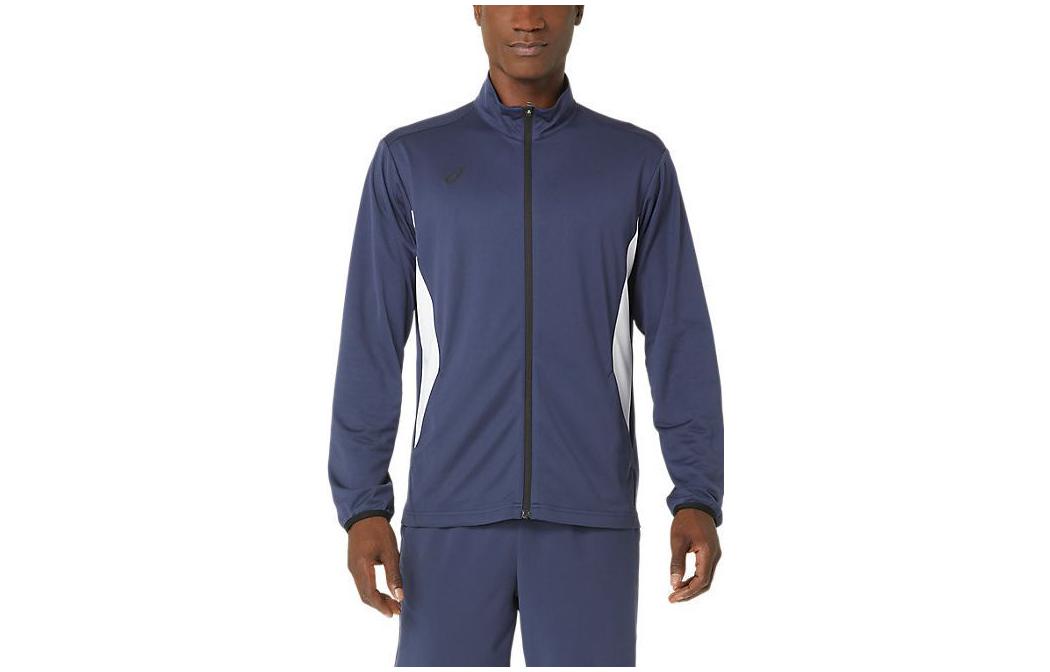 ASICS Colorblock Zipper Track Jacket Midnight Blue 2031E284-400