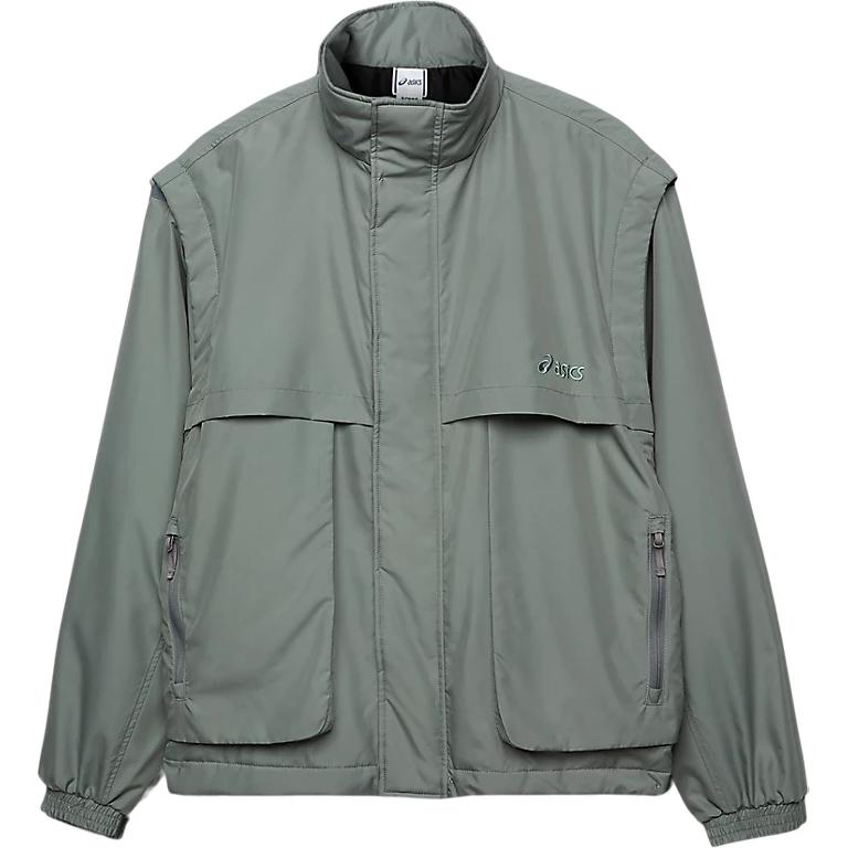 ASICS Convertible Padded Blouson Sportstyle Monument Blue Active Jacket 2203A282-402