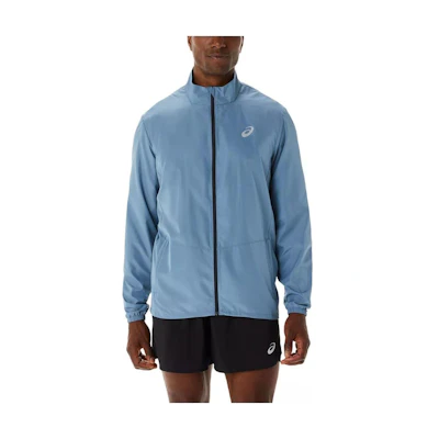 ASICS Core Jacket Windproof Waterproof Stand Collar Blue Jacket 2011C344-402