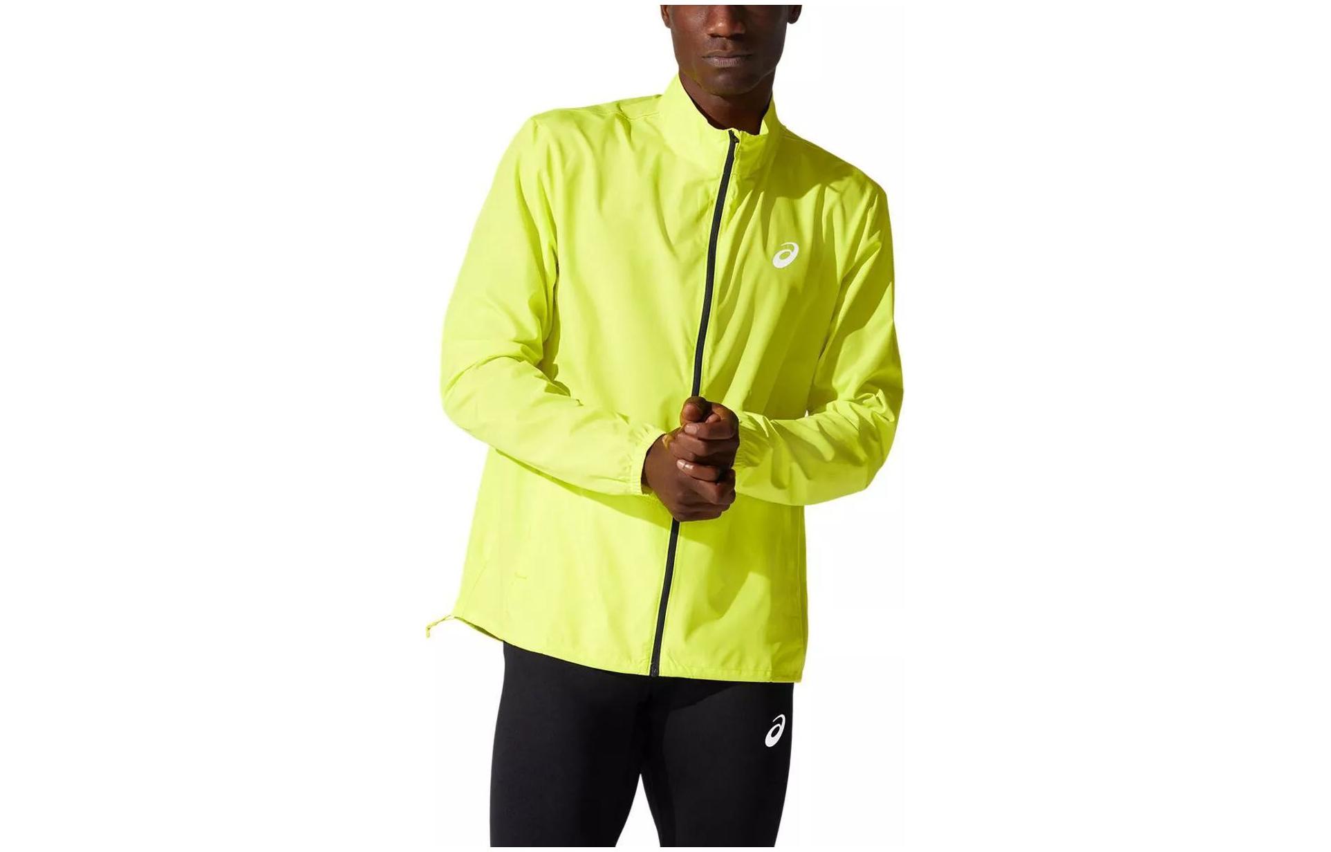 ASICS Core Jacket Yellow Windproof Waterproof Stand Collar Jacket 2011C344-750