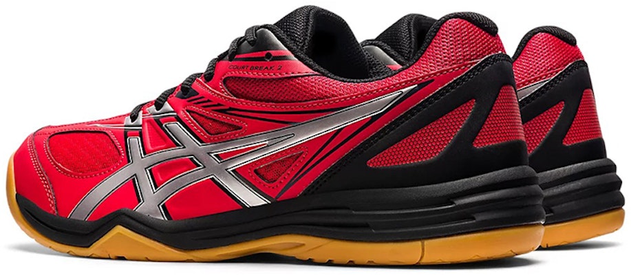 ASICS Court Break 2 'Black Silver Red' 1073A013-601 Shop ASICS Court Break 2 'Black Silver Red' 1073A013-601