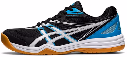 ASICS Court Break 2 Black//Blue 'White' 1073A013-006 ASICS Court Break 2 Black//Blue 'White' 1073A013-006