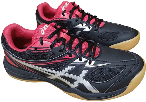 Asics Court Break 2 輕便舒適 低筒休閒跑步鞋 藍粉色 Shop Asics Court Break 2 輕便舒適 低筒休閒跑步鞋 藍粉色