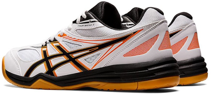 亞瑟士 Court Break 2 '白色 黑色 橘色' 1073A013-103 Shop 亞瑟士 Court Break 2 '白色 黑色 橘色' 1073A013-103
