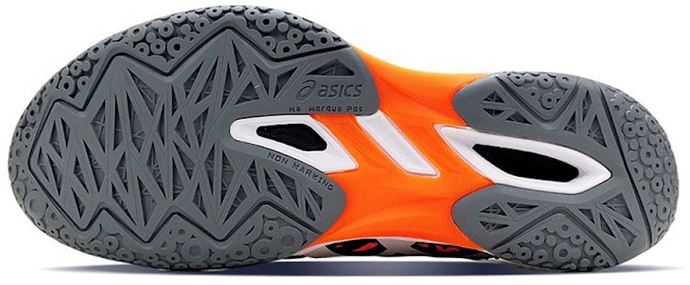 ASICS Court Control FF 2 'Black White Orange' 1071A056-004 Purchase ASICS Court Control FF 2 'Black White Orange' 1071A056-004