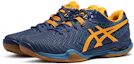 Order ASICS Court Control FF 2 ''Blauw Geel'' 1071A056-400