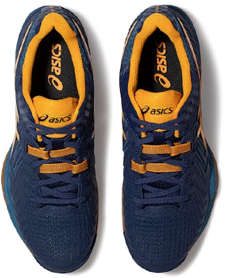ASICS Court Control FF 2 'Blue Yellow' 1071A056-400 Lookbook ASICS Court Control FF 2 'Blue Yellow' 1071A056-400