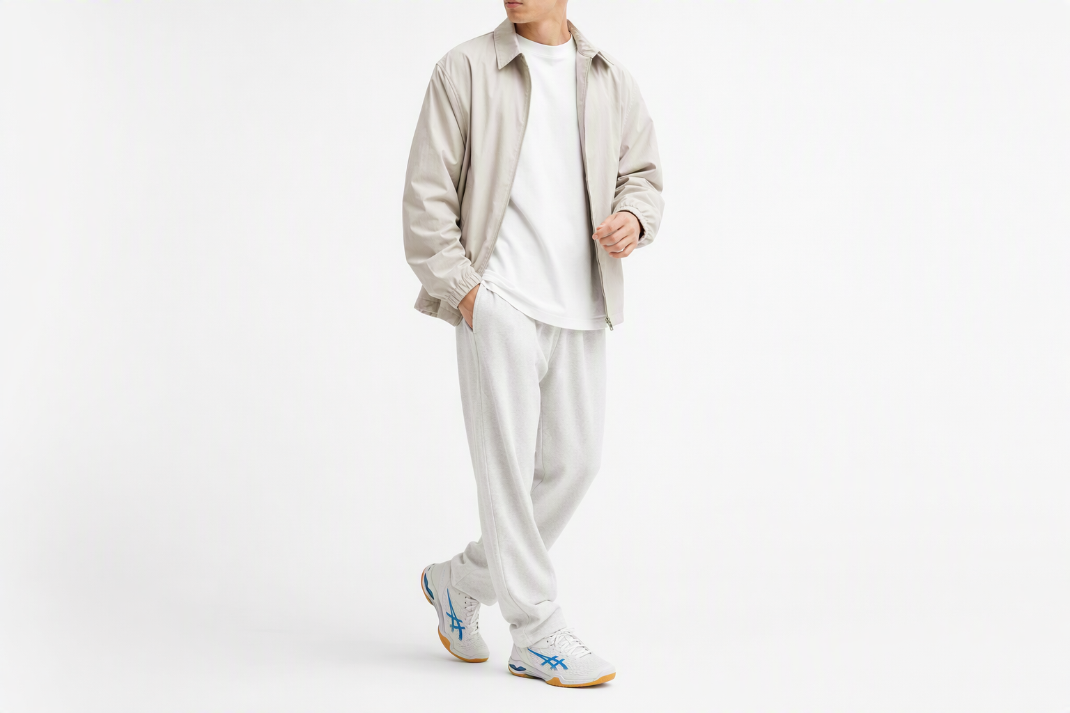 Order ASICS Court Control FF 3 '白色清蓝' 运动鞋 1071A098-100