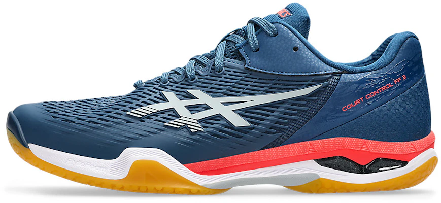 ASICS Court Control FF 3 Sepatu Tenis Mako Biru/Piedmont Abu-abu 1071A087-404 Cheap ASICS Court Control FF 3 Sepatu Tenis Mako Biru/Piedmont Abu-abu 1071A087-404